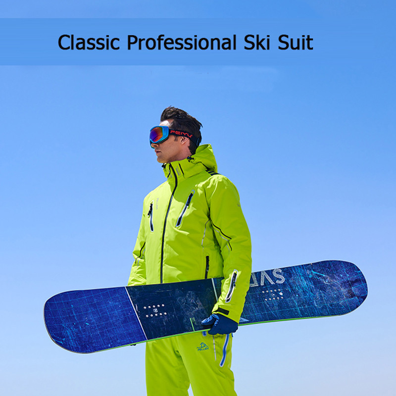 PELLIOT lauko slidinėjimo kostiumas vyriškas ir moteriškas profesionalus vėjui nepralaidus vandeniui atsparus storas šiltas, kvėpuojantis snieglenčių slidinėjimo kostiumas