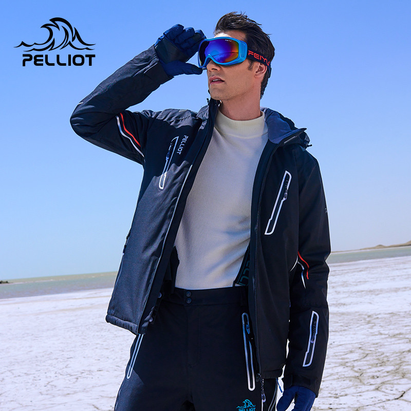 PELLIOT lauko slidinėjimo kostiumas vyriškas ir moteriškas profesionalus vėjui nepralaidus vandeniui atsparus storas šiltas, kvėpuojantis snieglenčių slidinėjimo kostiumas