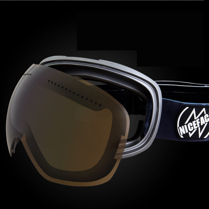 Nauja žieminė slidinėjimo kaukė Dvisluoksniai nuo rasojimo lauko sportiniai akiniai, atsparūs vėjui, slidinėjimo dviratininkams, vyrams, moterims