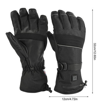 Отопляеми ръкавици за зимно каране на ски Отопляеми термични ръкавици Акумулаторна термична ръкавица за колоездене Ръкавица с 3 предавки, регулируема на цял пръст