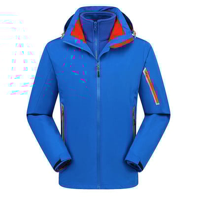 Vyriška ir moteriška slidinėjimo striukė Vandeniui atspari vėjui lauko sportinė sniego striukė Moteriška žiemos kostiumas Storas šiltas slidinėjimo snieglenčių striukė