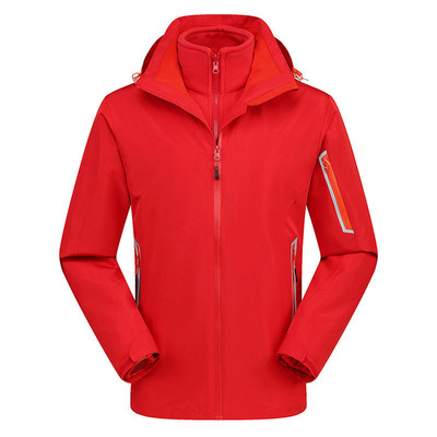 Vyriška ir moteriška slidinėjimo striukė Vandeniui atspari vėjui lauko sportinė sniego striukė Moteriška žiemos kostiumas Storas šiltas slidinėjimo snieglenčių striukė