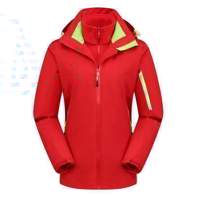 Vyriška ir moteriška slidinėjimo striukė Vandeniui atspari vėjui lauko sportinė sniego striukė Moteriška žiemos kostiumas Storas šiltas slidinėjimo snieglenčių striukė