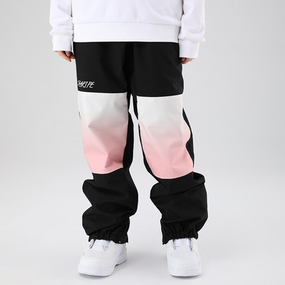 2022 m. žiemos vyrų slidinėjimo kelnės Sportinės moteriškos snieglenčių kelnės Lauko moteriškos slidinėjimo kombinezonai Neperšlampami vyriški žygio sportiniai drabužiai