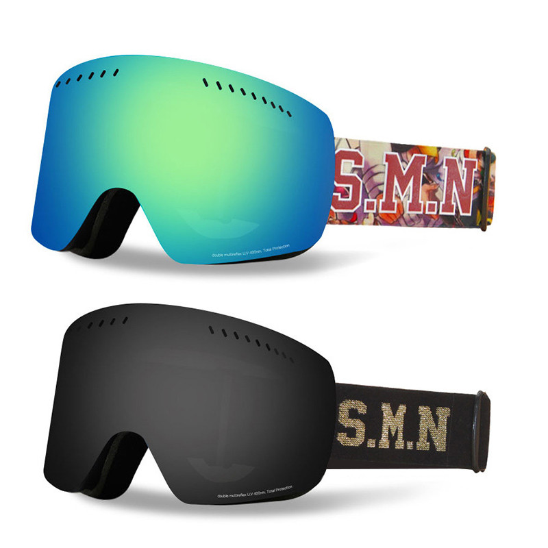 Kalnų Vyriški Slidinėjimo Akiniai Moteriški Sniego akiniai nuo Rūko Vyriški Magnetiniai Sniego akiniai Sportiniai Moterų Motociklų Kaukė Dvisluoksnė Vyriška Kaukė