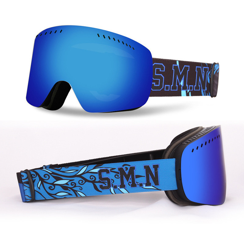 Kalnų Vyriški Slidinėjimo Akiniai Moteriški Sniego akiniai nuo Rūko Vyriški Magnetiniai Sniego akiniai Sportiniai Moterų Motociklų Kaukė Dvisluoksnė Vyriška Kaukė