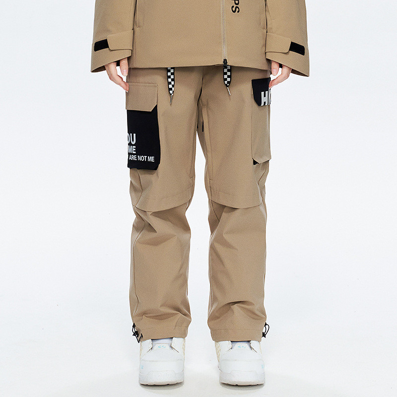 2022 m. žiemos Naujos slidinėjimo kelnės Moteriškos lauko sportinės kelnės nuo vėjo atsparios snieglentės Vyriškos neperšlampamos slidės tiesios šiltos sniego kombinezono kostiumas