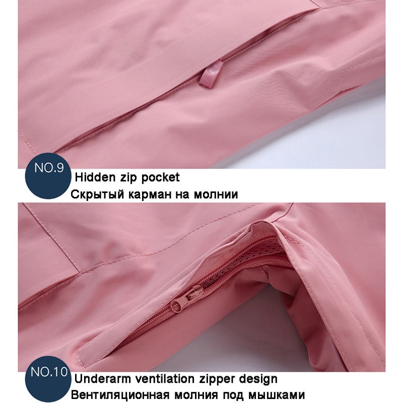 Vyriškos ir moteriškos slidinėjimo striukės Žieminės šiltos sniego striukės Vėjui atsparios ir vandeniui atsparios vyriškos snieglenčių striukės Lauko dviračių kempingų prekės ženklas