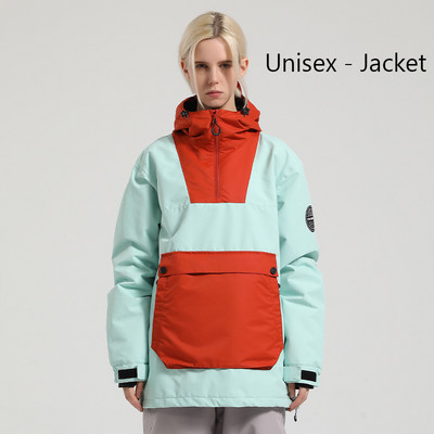 Žieminė Nauja Slidinėjimo striukė Moteriška Vyriška lauko snieglenčių kostiumas Šiltas slidinėjimo kostiumas su gobtuvu, vėjui atsparus vandeniui atsparus drabužis žygiams skirtos striukės viršus