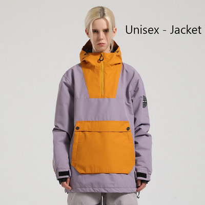 Žieminė Nauja Slidinėjimo striukė Moteriška Vyriška lauko snieglenčių kostiumas Šiltas slidinėjimo kostiumas su gobtuvu, vėjui atsparus vandeniui atsparus drabužis žygiams skirtos striukės viršus