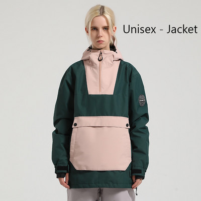 Žieminė Nauja Slidinėjimo striukė Moteriška Vyriška lauko snieglenčių kostiumas Šiltas slidinėjimo kostiumas su gobtuvu, vėjui atsparus vandeniui atsparus drabužis žygiams skirtos striukės viršus