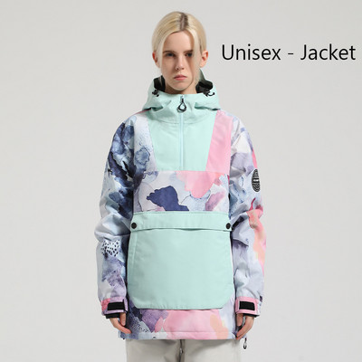 Žieminė Nauja Slidinėjimo striukė Moteriška Vyriška lauko snieglenčių kostiumas Šiltas slidinėjimo kostiumas su gobtuvu, vėjui atsparus vandeniui atsparus drabužis žygiams skirtos striukės viršus