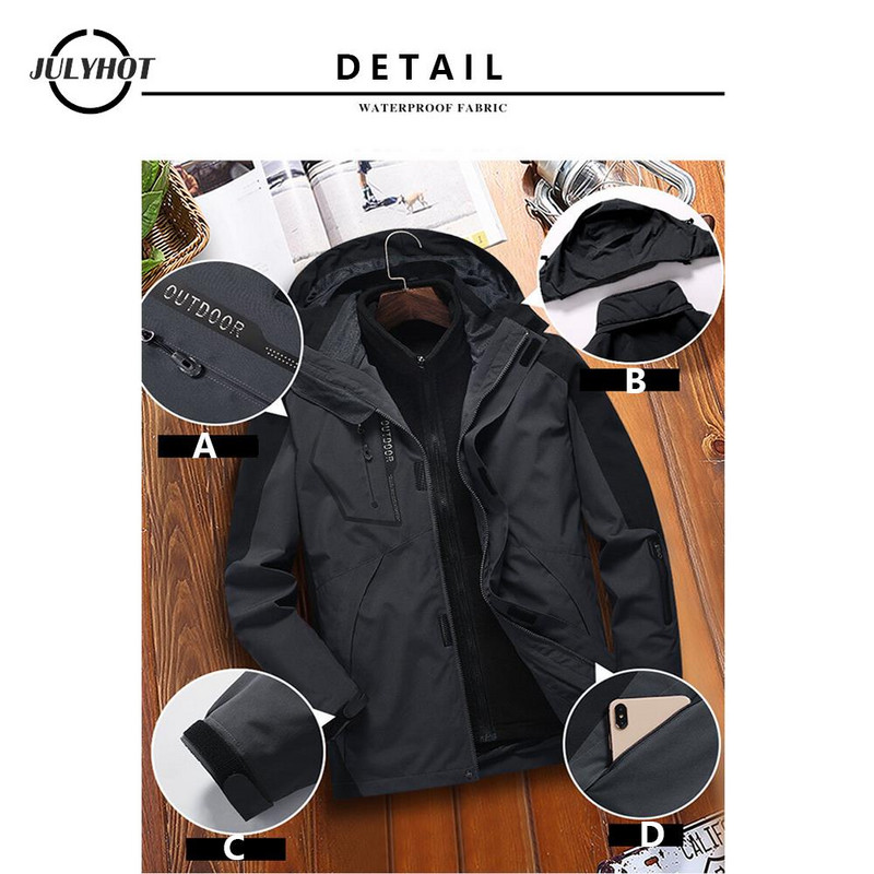 3 viename striukė Slidinėjimo snieglenčių apranga Moterų slidinėjimo apranga žiemai, šiltas slidinėjimo gobtuvų rinkinys Neperšlampami vėjui atsparūs slidinėjimo drabužiai