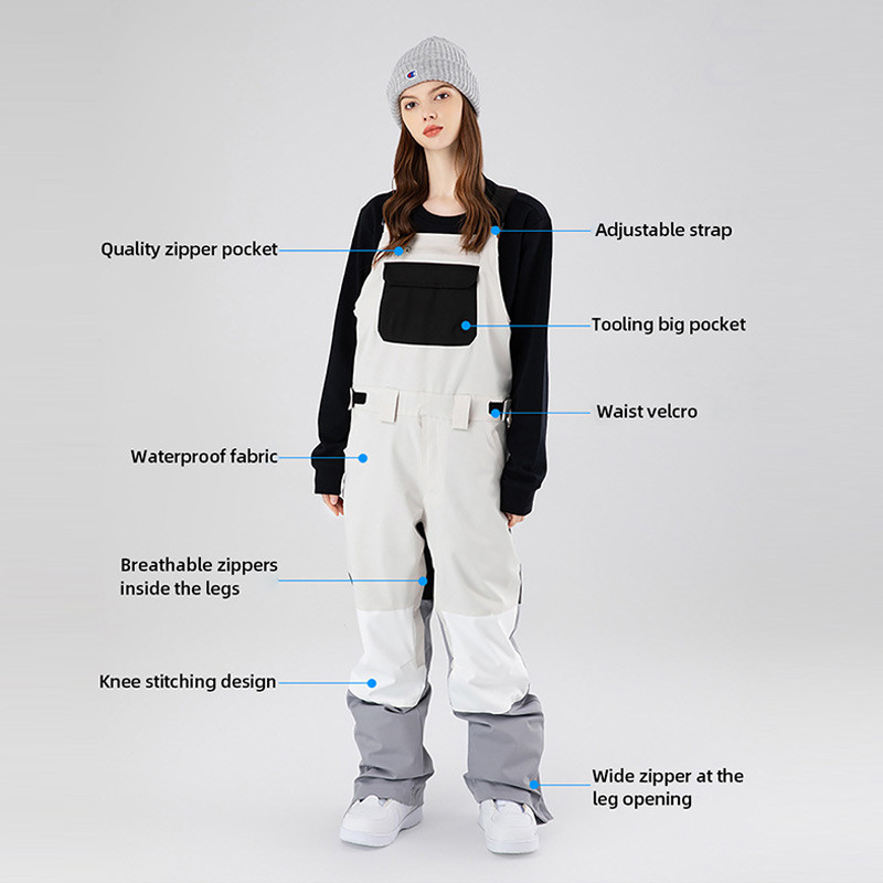 Nauji Vyriški Moteriški Slidinėjimo Kombinezonai Slidinėjimo kelnės Žiemos Lauke Šiltos Vėjo nepraleidžiančios Vandeniui atsparios snieglenčių kelnės Moteriškos Vyriškos slidinėjimo kelnės