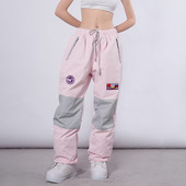 2022 m. naujos moteriškos slidinėjimo kelnės storinamos šiltos sportinės snieglentės moteriškos neperšlampamos lauko kelnės Kombinezonai nuo vėjo ir sniego žieminiai drabužiai