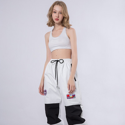 2022 m. naujos moteriškos slidinėjimo kelnės storinamos šiltos sportinės snieglentės moteriškos neperšlampamos lauko kelnės Kombinezonai nuo vėjo ir sniego žieminiai drabužiai