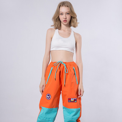 2022 m. naujos moteriškos slidinėjimo kelnės storinamos šiltos sportinės snieglentės moteriškos neperšlampamos lauko kelnės Kombinezonai nuo vėjo ir sniego žieminiai drabužiai