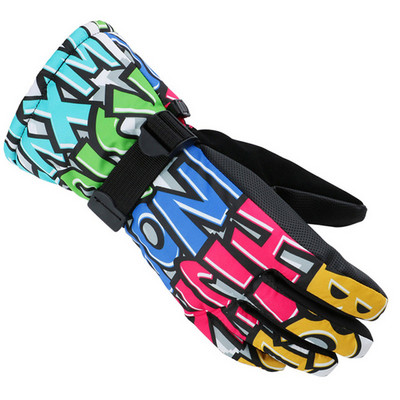 Slidinėjimo pirštinės Suaugusiesiems Vyrams Moterims Neperšlampamos Vėjo nepraleidžiančios Šiltos Storos snieglenčių pirštinės Žiemos Laipiojimas Sniego Pirštinės Jodinėjimas Sniego motociklu Pirštinės