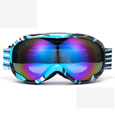 2022 m. nauji dviejų sluoksnių slidinėjimo akiniai nuo rasojimo akiniai nuo sniego, vėjo nepraleidžiantys lauko sportiniai vyrai, moterys, moterys „Googles“ slidinėjimo dviračių snieglenčių kaukė