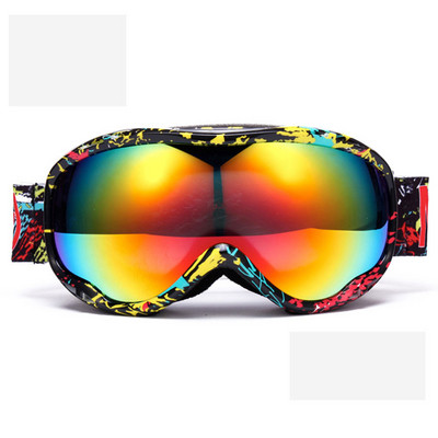 2022 m. nauji dviejų sluoksnių slidinėjimo akiniai nuo rasojimo akiniai nuo sniego, vėjo nepraleidžiantys lauko sportiniai vyrai, moterys, moterys „Googles“ slidinėjimo dviračių snieglenčių kaukė