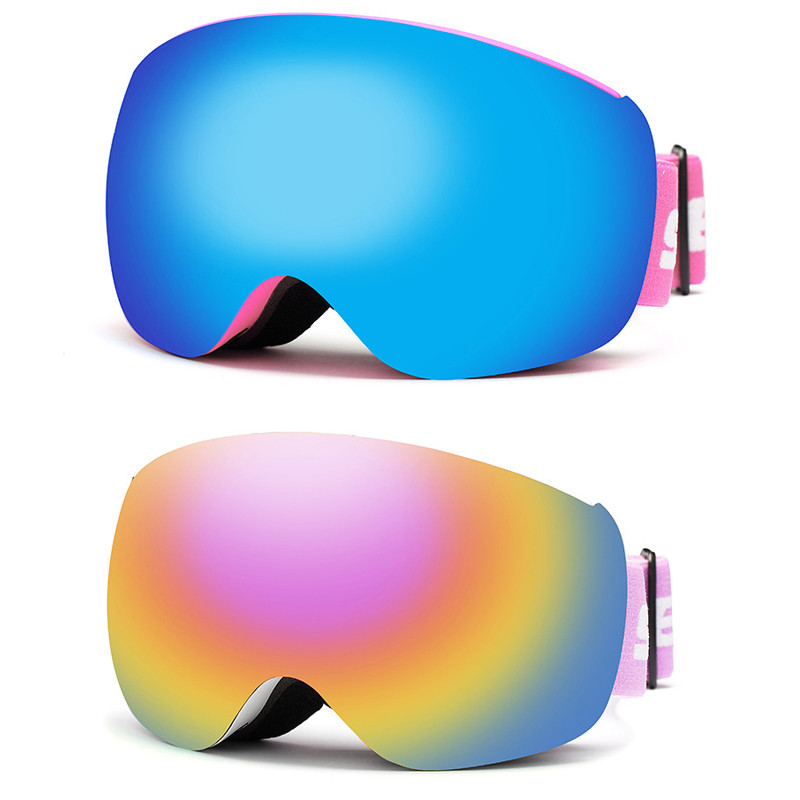 Žieminiai moterų slidinėjimo akiniai kalnų moterys sniego akiniai sportiniai nuo rasojimo vyriški slidinėjimo akiniai lauko dvivietis vyriškis motociklo akiniai nuo saulės