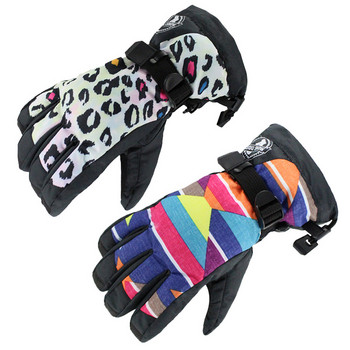 Външни топли мъжки ръкавици за сняг Зимни спортни Дамски ски ръкавици Планински мъжки ръкавици Водоустойчиви отопляеми женски дрехи с ръкавици
