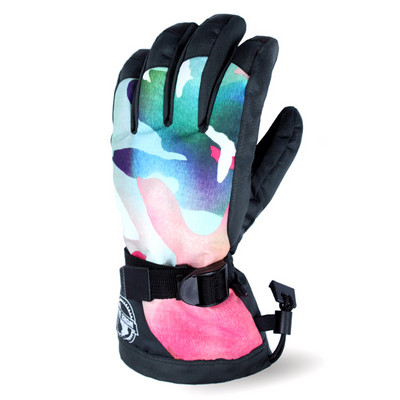 Lauke šiltos vyriškos sniego pirštinės Žiemos sportas Moteriškos slidinėjimo pirštinės Kalnų Vyro Pirštinės Neperšlampamos Šildomos Moteriški rūbai su pirštinėmis