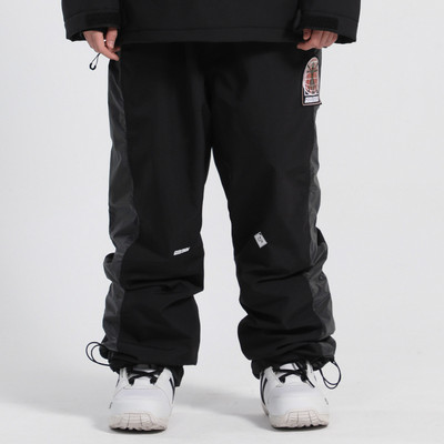 Akinančios spalvos Šviečiančios moteriškos ir vyriškos sniego kelnaitės žieminės lauko sportinės snieglenčių kelnės Neperšlampamos slidinėjimo kostiumas