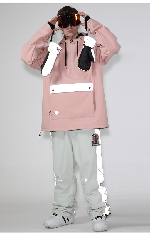 Akinančios spalvos Šviečiančios moteriškos ir vyriškos sniego kelnaitės žieminės lauko sportinės snieglenčių kelnės Neperšlampamos slidinėjimo kostiumas