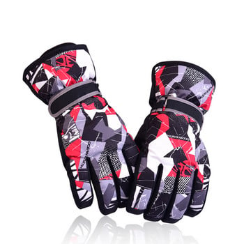 Топли мъжки ръкавици за сняг Ръкавици за планински спорт Момче Поларени Дамски ски ръкавици Зимни водоустойчиви ръкавици за скиори Сноуборд дрехи