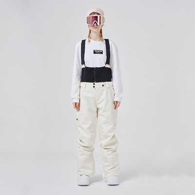 Moteriškos slidinėjimo kelnės snieglenčių kelnės Žieminiai vandeniui atsparūs moteriški sniego kombinezonai lauke sportiniai slidinėjimo kombinezonai nuo vėjo moteriškos sniego kelnės