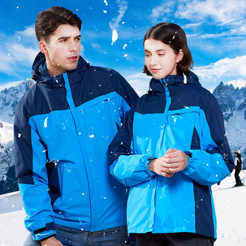 2022 m. Naujoji Rusija, žieminė slidinėjimo striukė, vyriška, moteriška, neperšlampama, atspari vėjui, stora, šilta 3 viename snieglenčių paltai, lauko sportiniai sniego kostiumai