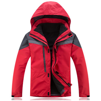 Νέο χειμερινό χοντρό ζεστό μπουφάν για σκι Ανδρικά αδιάβροχα αντιανεμικά μπουφάν για σκι και σνόουμπορντ Ανδρικά κοστούμια χιονιού Εξωτερικά ρούχα
