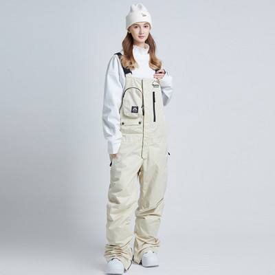 2022 m. sniego kombinezonas Vyriški slidinėjimo kelnės moteriškos lauko sportinės neperšlampamos vyriškos kalnų slidinėjimo kelnės moteriškos kombinezonai snieglenčių drabužiai