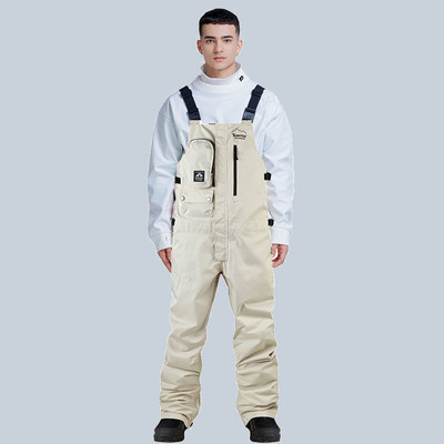 2022 m. sniego kombinezonas Vyriški slidinėjimo kelnės moteriškos lauko sportinės neperšlampamos vyriškos kalnų slidinėjimo kelnės moteriškos kombinezonai snieglenčių drabužiai