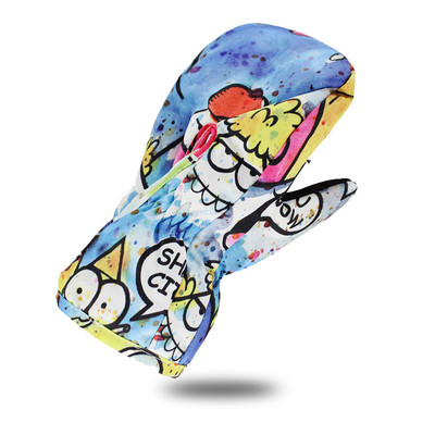 Sporto kalnų vaikų slidinėjimo kumštinės pirštinės Žiemos kūdikiui berniukui mergaitei sniego pirštinės lauke vaikams pirštinės vandeniui atsparios šiltos kūdikių pirštinės