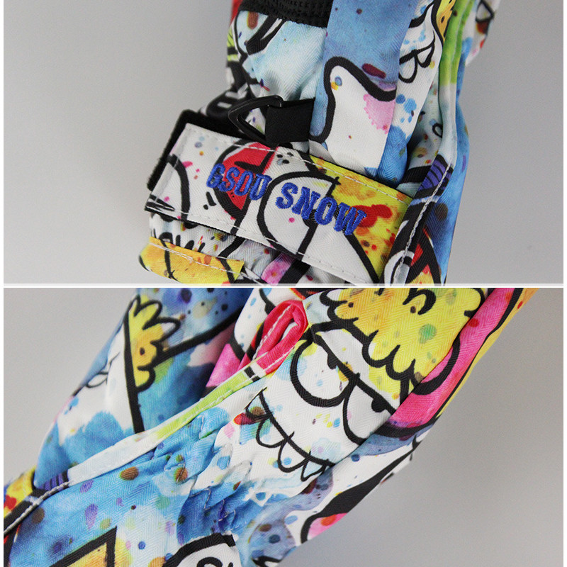 Sporto kalnų vaikų slidinėjimo kumštinės pirštinės Žiemos kūdikiui berniukui mergaitei sniego pirštinės lauke vaikams pirštinės vandeniui atsparios šiltos kūdikių pirštinės