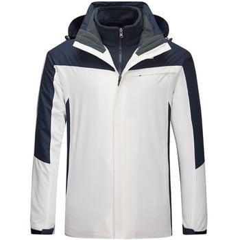 Snowboard αδιάβροχα πανωφόρια υψηλής ποιότητας Mountain Snow Coat Ανδρικά μπουφάν για σκι Εξοπλισμός εξωτερικού χώρου για ζεστό σκι Χειμερινό μπουφάν 3 σε 1