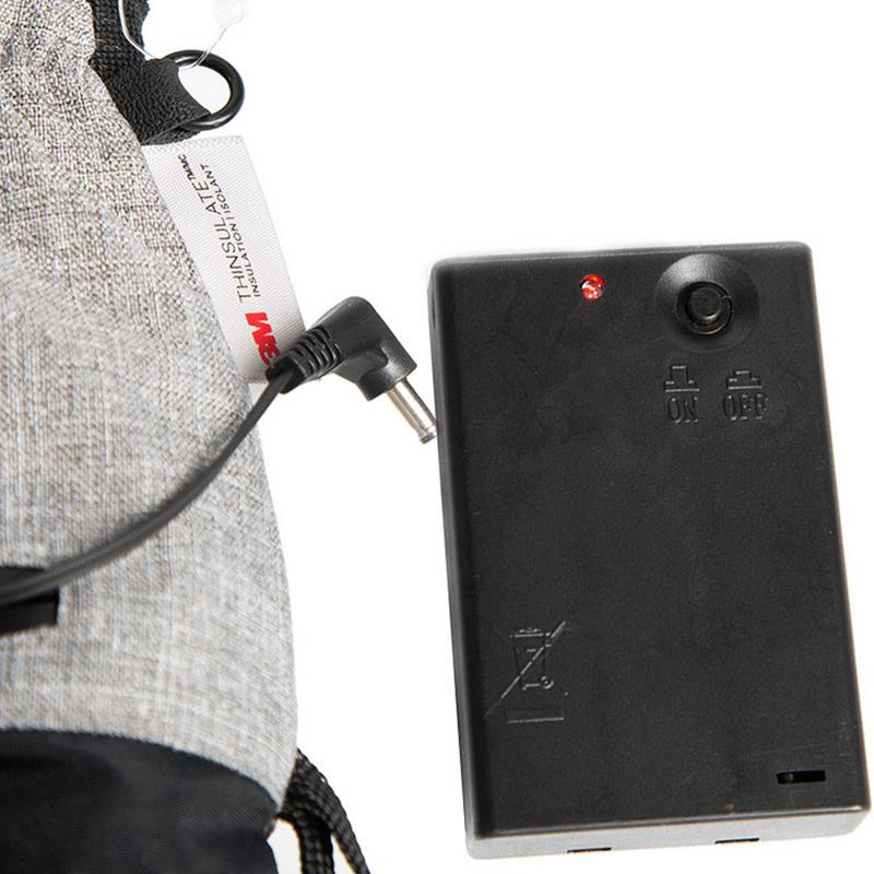 5000 mAh USB maitinamos elektra valdomos šildomos pirštinės Vyriškos žieminės termiškai šiltos jutiklinės pirštinės, vandeniui atsparios sniego slidinėjimo šildomos pirštinės