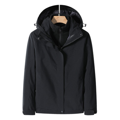 3 viename žieminė slidinėjimo striukė Moteriška stora, šilta, vandeniui atspari, vėjui atspari slidinėjimo ir snieglenčių striukė Moteriški sniego kostiumai lauke