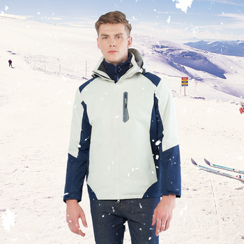 Ново яке за сноуборд Мъжки външни водоустойчиви ветроустойчиви дишащи топли висококачествени ски якета Зимно яке за къмпинг туризъм сняг