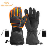 Elektra įkraunamos baterijos šildomos pirštinės Smart Control Šiltos ilgesnės žiemos lauko vandeniui atsparios sportinės dviračių slidinėjimo pirštinės