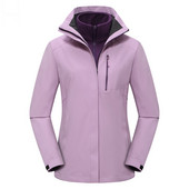 Slidinėjimo striukės Moteriškos šiltos žiemos vėjui atsparios ir vandeniui atsparios striukės lauko stovyklavimui Laipiojimo Moteriškas slidinėjimo gobtuvas Slidinėjimo snieglenčių striukės