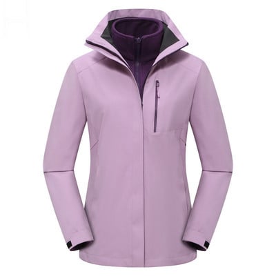 Slidinėjimo striukės Moteriškos šiltos žiemos vėjui atsparios ir vandeniui atsparios striukės lauko stovyklavimui Laipiojimo Moteriškas slidinėjimo gobtuvas Slidinėjimo snieglenčių striukės