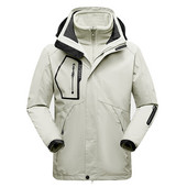 Vyriškos slidinėjimo striukės Žieminiai 2 viename Neperšlampami snieglenčių drabužiai Slidinėjimo striukė Sportinė Snieginė Slidinėjimo Striukė Kempingo Žygio striukė