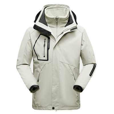 Vyriškos slidinėjimo striukės Žieminiai 2 viename Neperšlampami snieglenčių drabužiai Slidinėjimo striukė Sportinė Snieginė Slidinėjimo Striukė Kempingo Žygio striukė