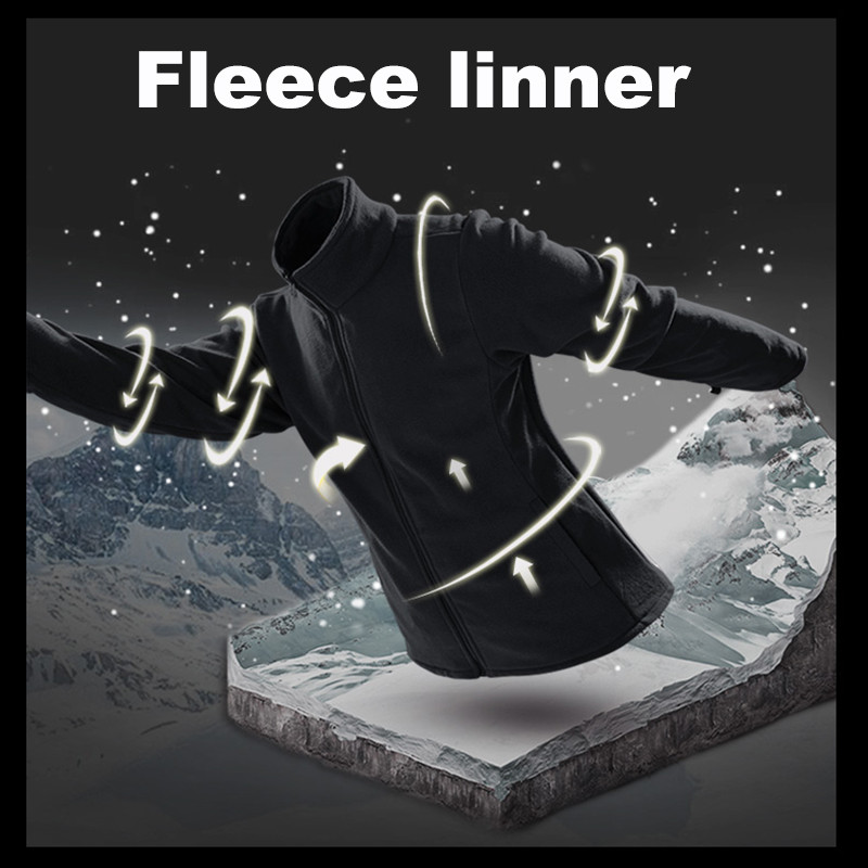 Vyriškos slidinėjimo striukės Žieminiai 2 viename Neperšlampami snieglenčių drabužiai Slidinėjimo striukė Sportinė Snieginė Slidinėjimo Striukė Kempingo Žygio striukė
