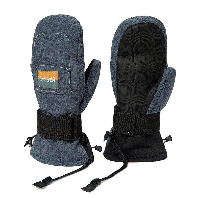 Lână Sport Călduță Bărbați Mănuși de zăpadă Waterpoof Iarnă Bărbați Femei Mănuși de schi Snowboard Mănușă de femeie Soțul încălzit Haine de munte