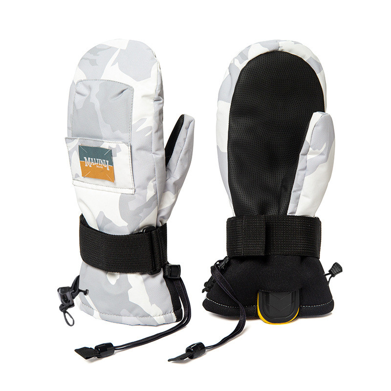 Lână Sport Călduță Bărbați Mănuși de zăpadă Waterpoof Iarnă Bărbați Femei Mănuși de schi Snowboard Mănușă de femeie Soțul încălzit Haine de munte