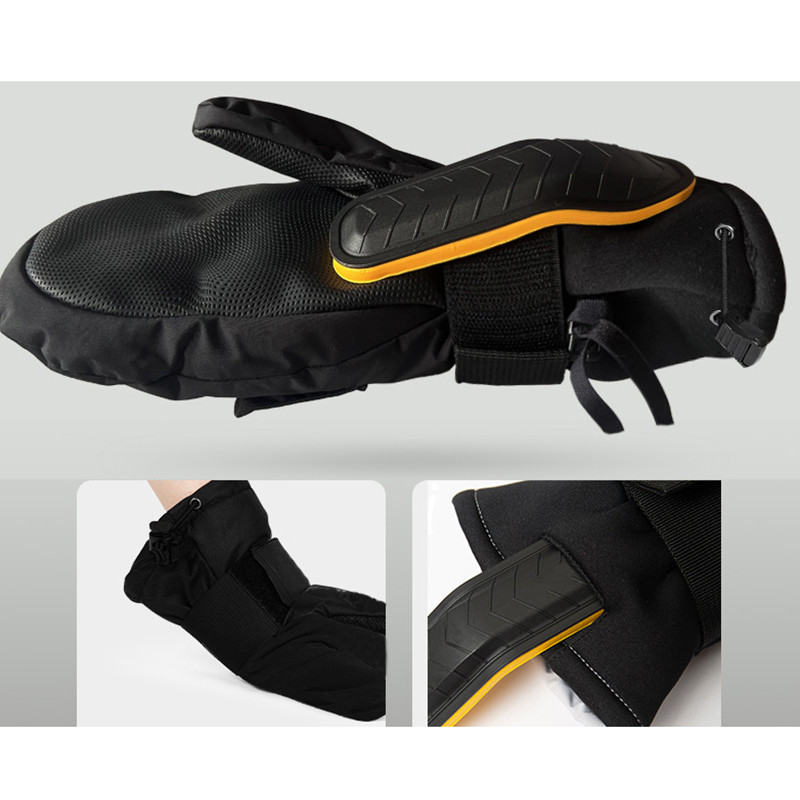 Lână Sport Călduță Bărbați Mănuși de zăpadă Waterpoof Iarnă Bărbați Femei Mănuși de schi Snowboard Mănușă de femeie Soțul încălzit Haine de munte